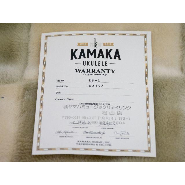 KAMAKA HF-1 100th ソプラノウクレレ 楽器のウクレレ(ソプラノウクレレ)の商品写真