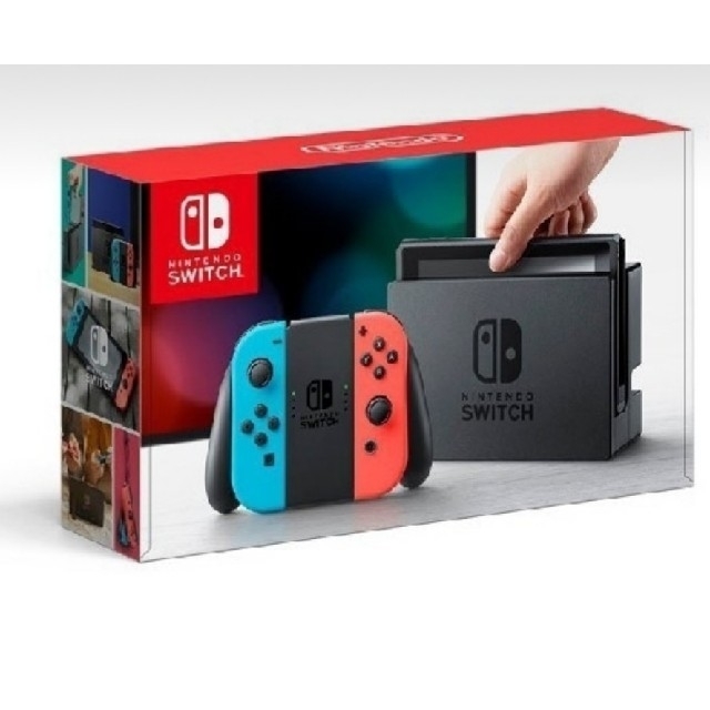 ☆超美品☆Nintendo Switch ネオンブルー/レッド - 家庭用ゲーム機本体 超美品 新型 NINTENDO 任天堂 スイッチ Switch ブルーレッド