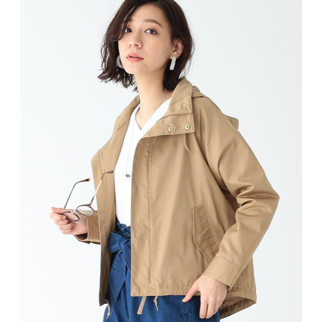 新品 BEAMS ミリタリー マウンテンパーカ ベージュ Mサイズ