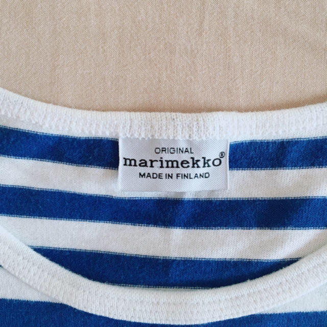 marimekko(マリメッコ)のmarimekko ボーダーT ルル様専用 レディースのトップス(カットソー(長袖/七分))の商品写真