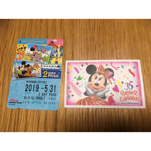 Disney(ディズニー)のディズニーリゾートライン 使用済み チケットの施設利用券(遊園地/テーマパーク)の商品写真
