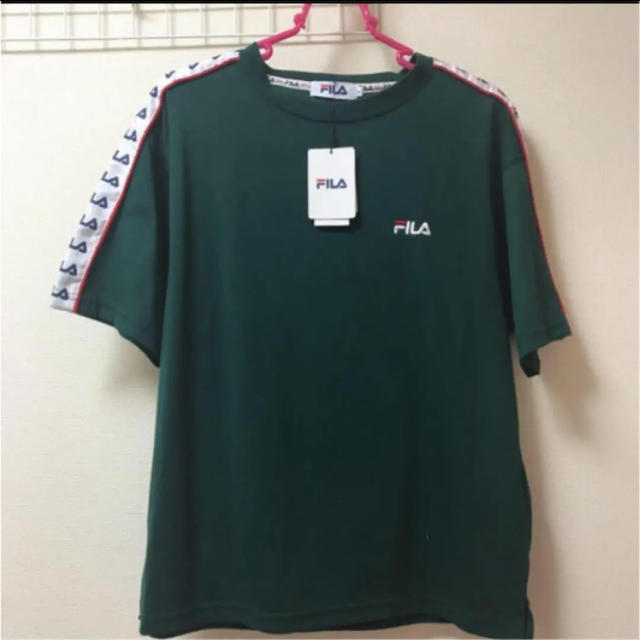 WEGO(ウィゴー)のFILA Tシャツ ／ グリーン レディースのトップス(Tシャツ(半袖/袖なし))の商品写真