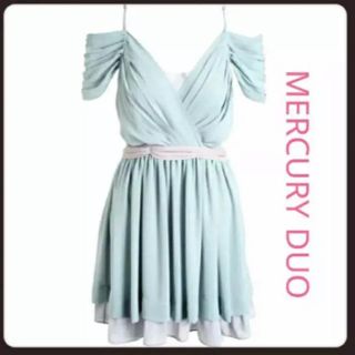 マーキュリーデュオ(MERCURYDUO)の美品！マーキュリーデュオ ワンピース(ひざ丈ワンピース)