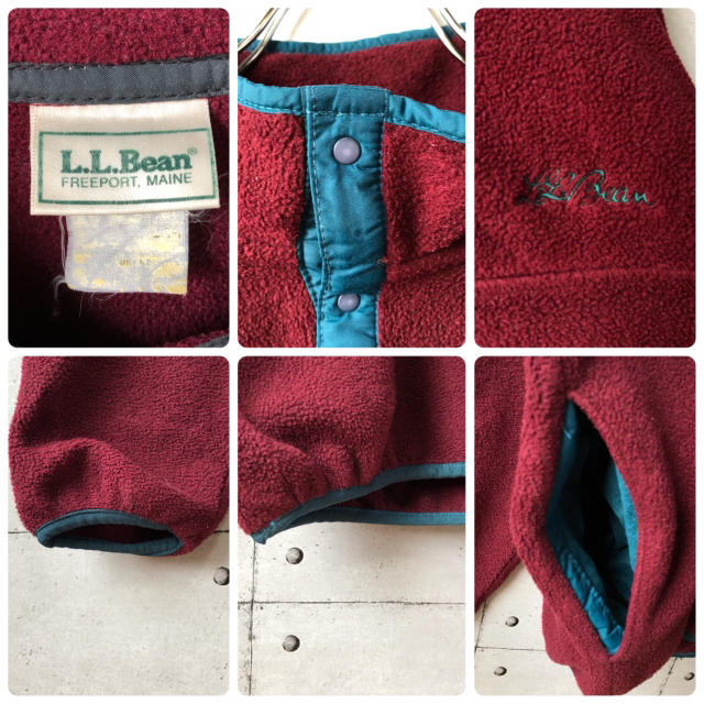 L.L.Bean(エルエルビーン)の【激レア】 L.L.Bean エルエルビーン ワンポイントロゴ フリース メンズのジャケット/アウター(ブルゾン)の商品写真