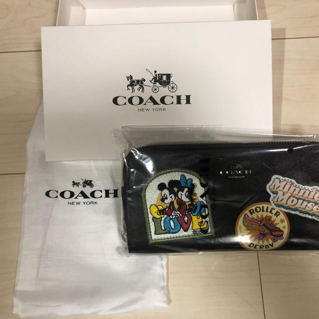 正規品 参考価格 ¥43,960〜 COACH コーチ 長財布 ミッキーコラボ - 財布