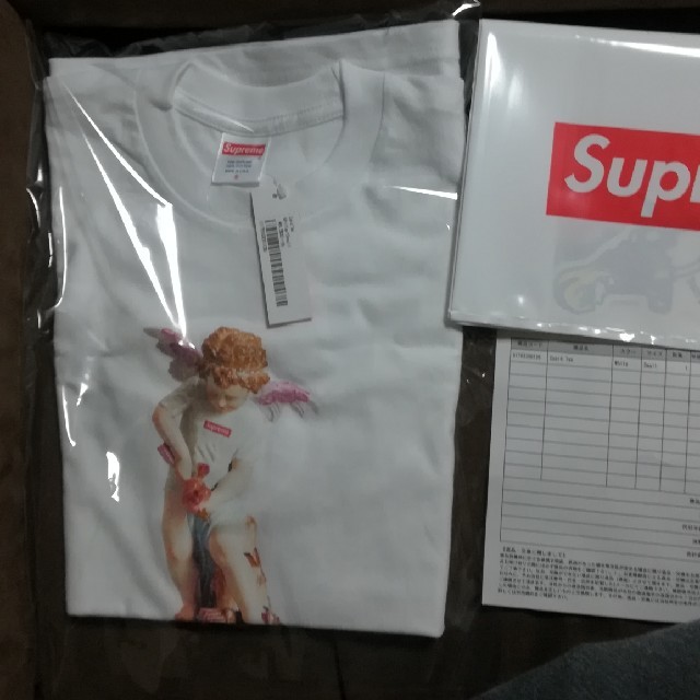 Supreme(シュプリーム)のSupreme Cupid Tee White Small レディースのトップス(Tシャツ(半袖/袖なし))の商品写真