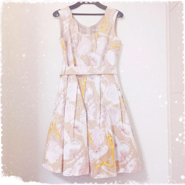 MILK(ミルク)の最終値下！定価27,864円新品未使用♡ビーナスパールdress♡アイボリー レディースのワンピース(ひざ丈ワンピース)の商品写真