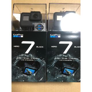 ゴープロ(GoPro)の2台 新品未開封   Go Pro HERO7 BLACK  4k 60(ビデオカメラ)