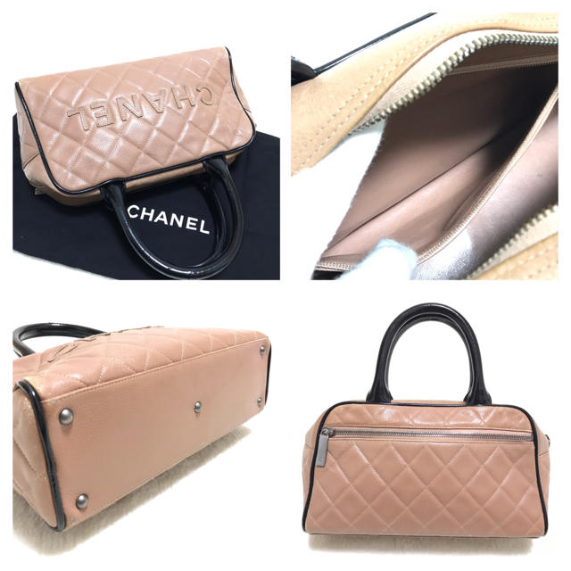 CHANEL(シャネル)の【ラクテンメリー様】CHANEL✨ボストンバッグ/キャビアスキン/ハンドバッグ レディースのバッグ(ボストンバッグ)の商品写真