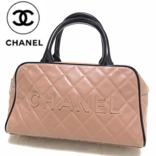 シャネル(CHANEL)の【ラクテンメリー様】CHANEL✨ボストンバッグ/キャビアスキン/ハンドバッグ(ボストンバッグ)