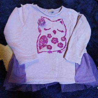 アナスイミニ(ANNA SUI mini)の4月15日まで☆アナスイミニ☆100☆フクロウ☆トップス☆女の子☆ナルミヤ☆(Tシャツ/カットソー)