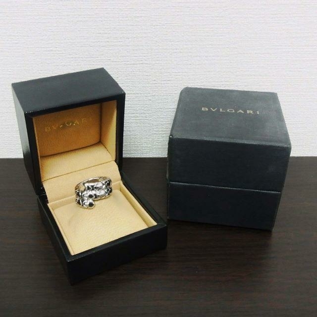 BVLGARI(ブルガリ)の新品仕上 アルベアーレ スネークリング 13号/K18WG/17.0g レディースのアクセサリー(リング(指輪))の商品写真