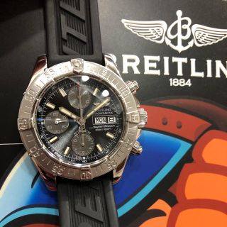 ブライトリング(BREITLING)のBREITLING ブライトリング クロノ スーパーオーシャン限定 レア物 希少(腕時計(アナログ))