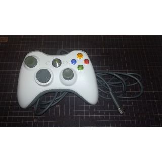 エックスボックス360(Xbox360)のマイクロソフト　Xbox360コントローラー　白　中古(その他)