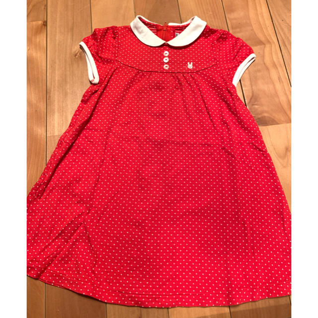 mikihouse(ミキハウス)のミキハウス ワンピース  100 キッズ/ベビー/マタニティのキッズ服女の子用(90cm~)(ワンピース)の商品写真