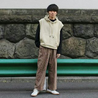 yoke pajama セットアップ　パジャマ　ダークネイビー