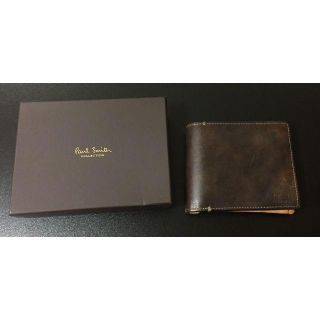 ポールスミス(Paul Smith)のポールスミス　2つ折り財布　ブラウン　美品(折り財布)