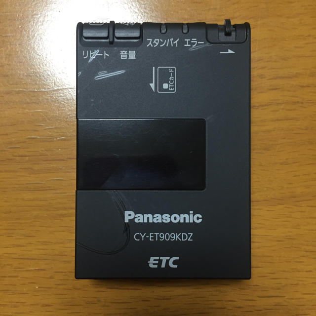 Panasonic(パナソニック)のパナソニック ETC車載器 アンテナ分離型 音声タイプ CY-ET909KDZ 自動車/バイクの自動車(ETC)の商品写真