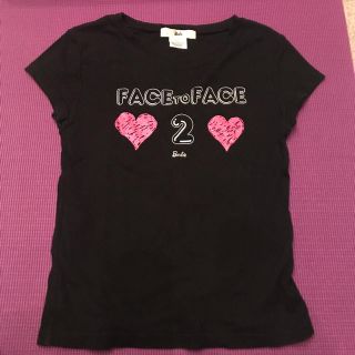 バービー(Barbie)のBarbie Tシャツ 黒 コットン100%(Tシャツ(半袖/袖なし))