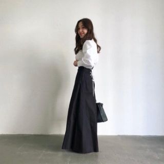 トゥデイフル(TODAYFUL)のmite back rope sk(ロングスカート)