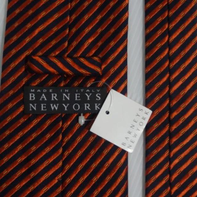 BARNEYS NEW YORK(バーニーズニューヨーク)のくろたろう様専用新品★バーニーズニューヨーク★【美しい光沢ストライプ】ネクタイ メンズのファッション小物(ネクタイ)の商品写真