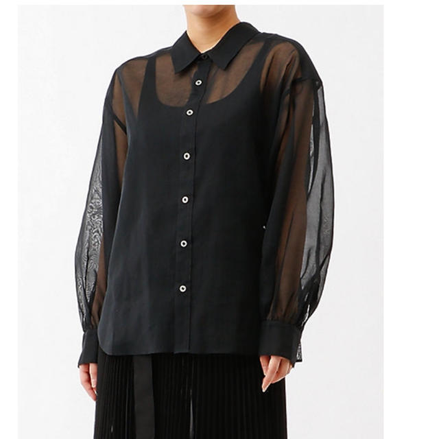 HYKE(ハイク)のHYKE／COTTON VOILE SHIRT レディースのトップス(シャツ/ブラウス(長袖/七分))の商品写真