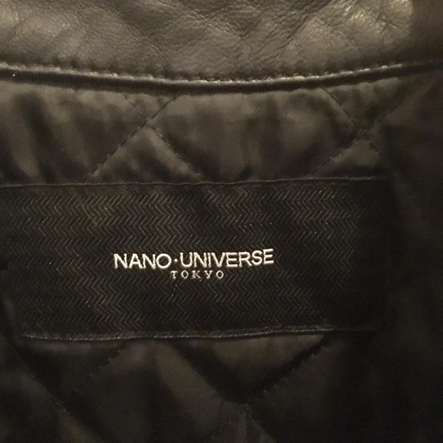 nano・universe(ナノユニバース)のNANO UNIVERSE ダブルライダース メンズのジャケット/アウター(ライダースジャケット)の商品写真