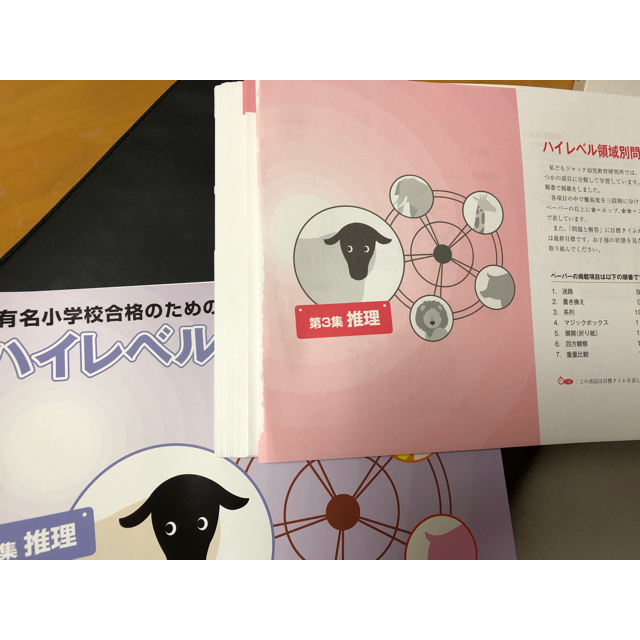2019年購入新版 ジャック幼児研究所 ハイレベル領域別問題集