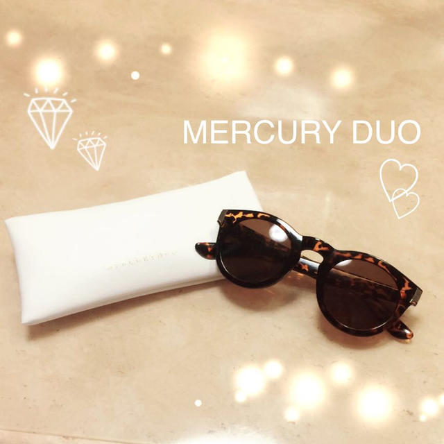 MERCURYDUO(マーキュリーデュオ)のMERCURY DUO サングラス レディースのファッション小物(サングラス/メガネ)の商品写真