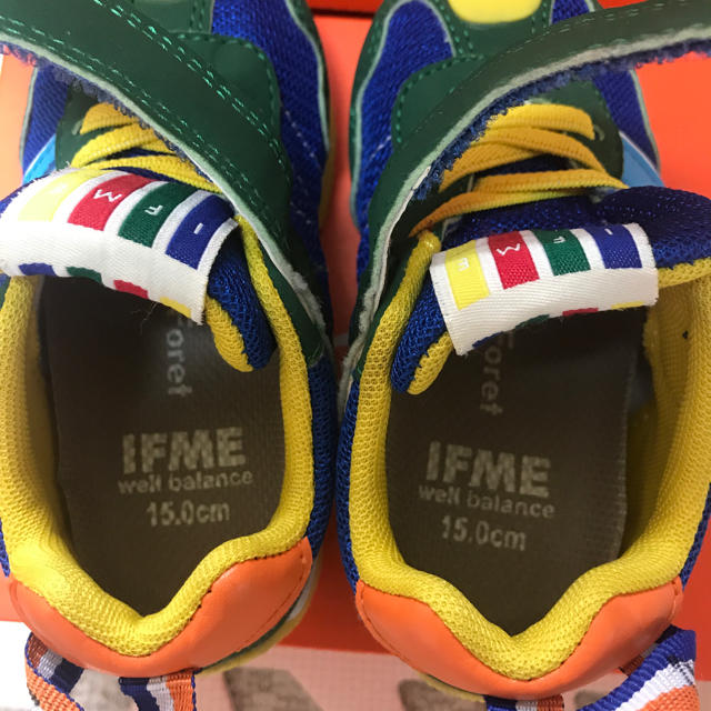 イフミー IFME 15cm 美品スニーカー キッズ/ベビー/マタニティのキッズ靴/シューズ(15cm~)(スニーカー)の商品写真