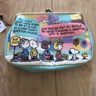 スヌーピー(SNOOPY)のスヌーピー ガマ口ポーチ♡新品(ポーチ)