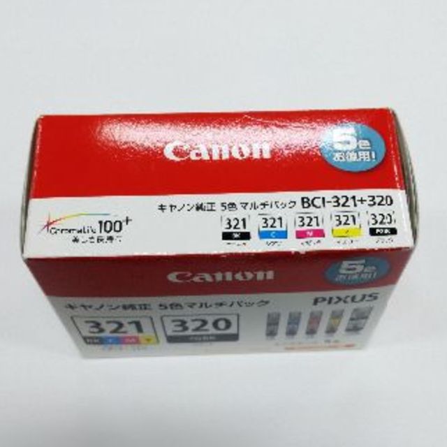 純正インクカートリッジ Canon BCI-320/BCI-321 スマホ/家電/カメラのPC/タブレット(その他)の商品写真