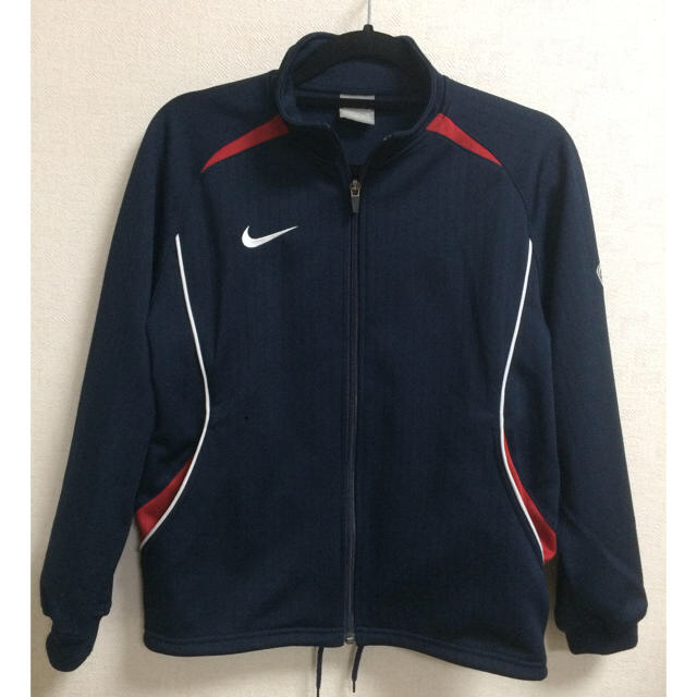 NIKE(ナイキ)のナイキ NIKE ジップアップ ジャージ ジャンパー 紺 140 キッズ/ベビー/マタニティのキッズ服男の子用(90cm~)(ジャケット/上着)の商品写真