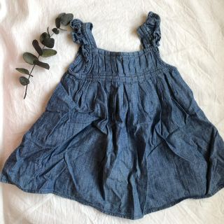 ベビーギャップ(babyGAP)のデニムワンピース♡baby gap(ワンピース)