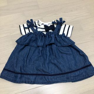 プティマイン(petit main)の美品♡ベビー♡キャミワンピース(ワンピース)