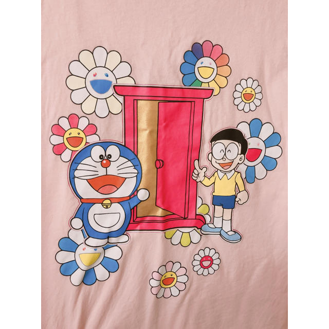 UNIQLO(ユニクロ)の専用☆UNIQLO×ドラえもん ピンクTシャツ☆ メンズのトップス(Tシャツ/カットソー(半袖/袖なし))の商品写真