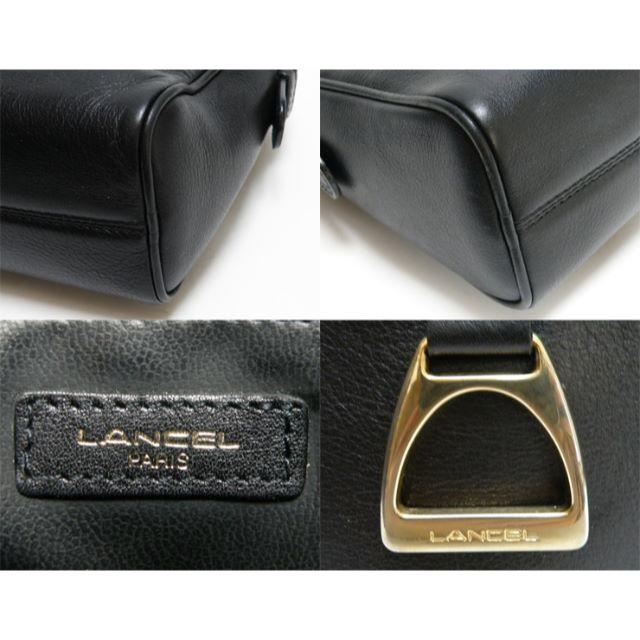 LANCEL(ランセル)のLANCELランセル ショルダーバッグ レザー 黒 良品 正規品   レディースのバッグ(ショルダーバッグ)の商品写真