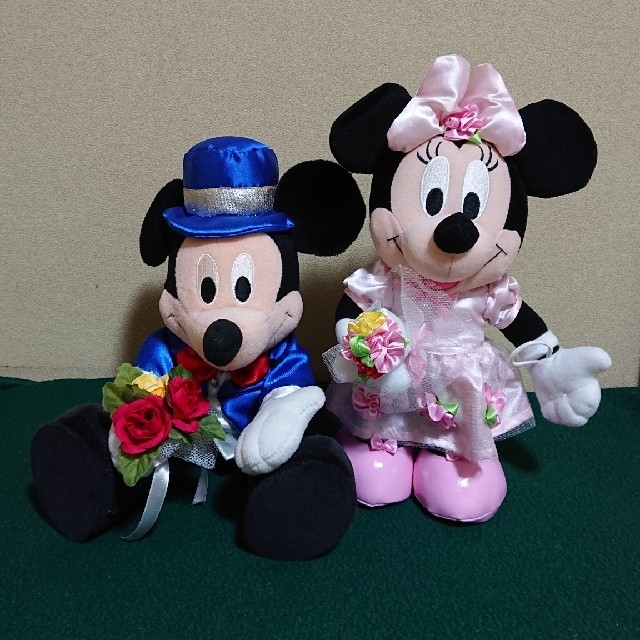 Disney(ディズニー)のミッキーマウス、ミニーマウスの人形‼️ キッズ/ベビー/マタニティのおもちゃ(ぬいぐるみ/人形)の商品写真