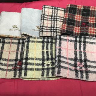 バーバリー(BURBERRY)のバーバリー タオルハンカチ ７枚セット(ハンカチ)