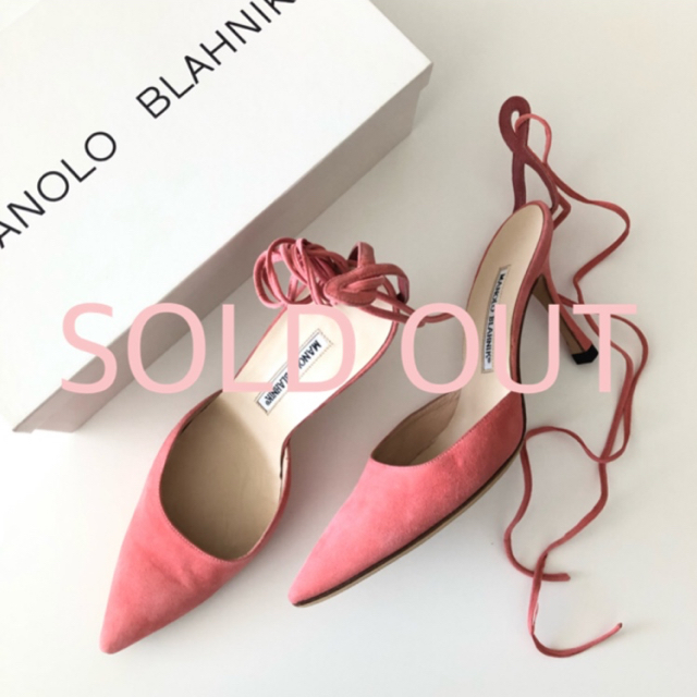 MANOLO BLAHNIK - 【売切れ】マノロブラニク レースアップパンプス 15