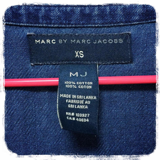 MARC BY MARC JACOBS(マークバイマークジェイコブス)のマークバイ ＊ デニムワンピ☆美品 レディースのワンピース(ひざ丈ワンピース)の商品写真