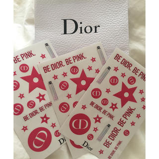 ディオール(Dior)のDior シール 3枚 ショッパー付き(シール)