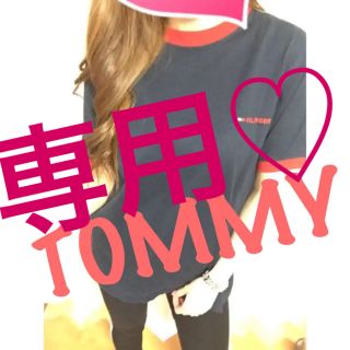 トミーヒルフィガー(TOMMY HILFIGER)のトミー♡国旗デザイン♡ロゴTシャツ♡(Tシャツ/カットソー(半袖/袖なし))