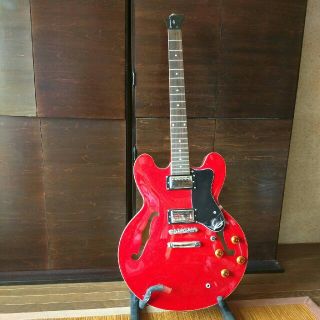 エピフォン(Epiphone)のEpiphone　DoT　　ジャンク品　ヘッド割れ(エレキギター)