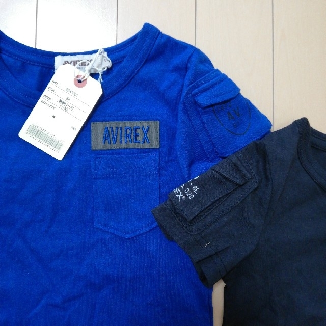 AVIREX(アヴィレックス)のタグ付！AVIREX サイズ100　色違いセット キッズ/ベビー/マタニティのキッズ服男の子用(90cm~)(Tシャツ/カットソー)の商品写真