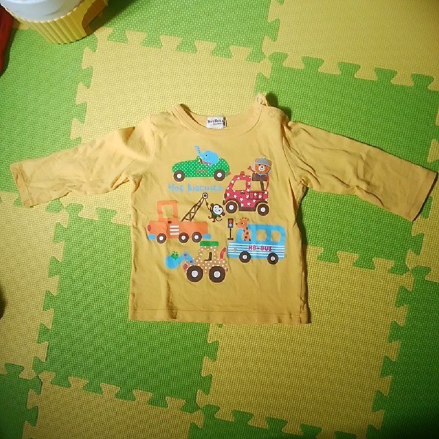 HOT BISCUITS(ホットビスケッツ)のロンＴ　ベビー キッズ/ベビー/マタニティのベビー服(~85cm)(Ｔシャツ)の商品写真