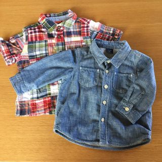 ベビーギャップ(babyGAP)の専用です！ベビーギャップ デニムシャツ  90(Tシャツ/カットソー)