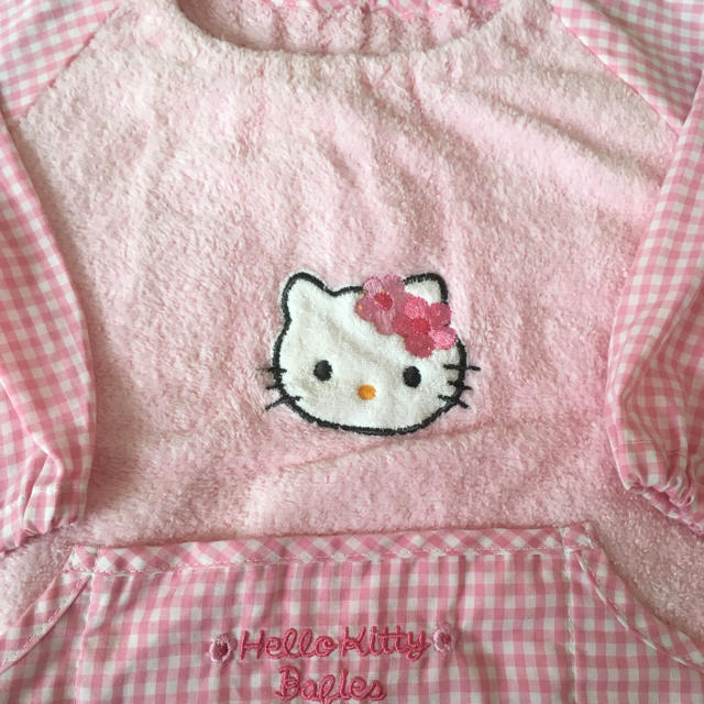 ハローキティ(ハローキティ)のハローキティ スモック 遊び着  キッズ/ベビー/マタニティのキッズ服女の子用(90cm~)(ジャケット/上着)の商品写真