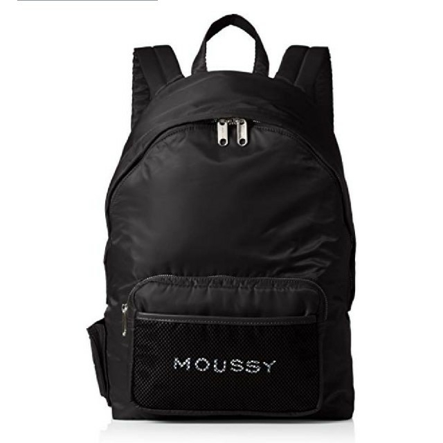 moussy(マウジー)のマウジー リュック 美品 ブラック レディースのバッグ(リュック/バックパック)の商品写真