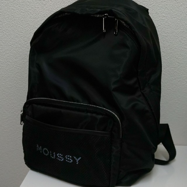 moussy(マウジー)のマウジー リュック 美品 ブラック レディースのバッグ(リュック/バックパック)の商品写真